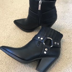 Black fashion nova booties
